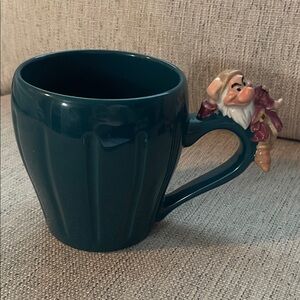 Disney Green Mug with Grumpy 3D Character Handle